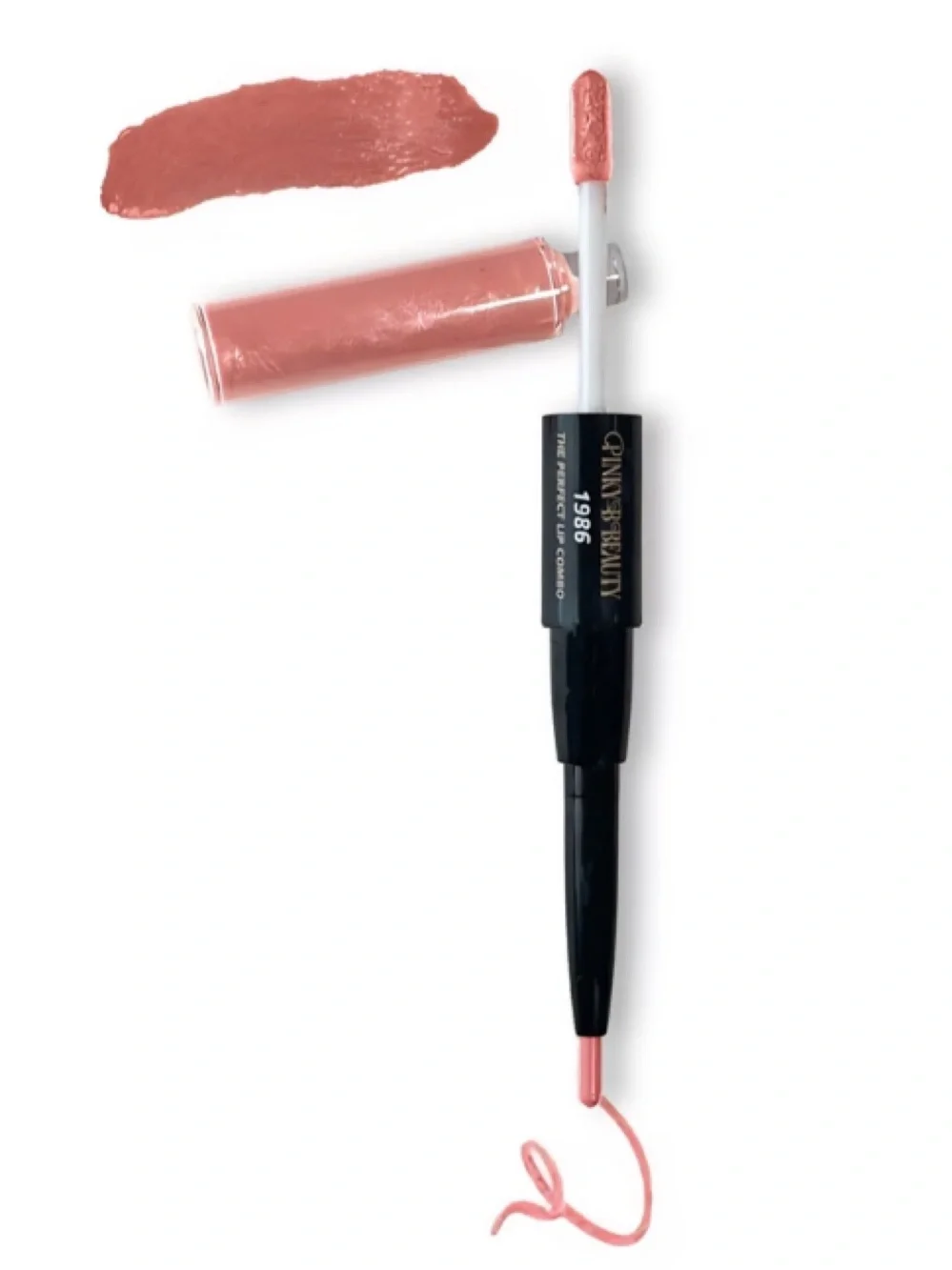 PINKY B BEAUTY The Perfect Lip Combo - 1986 (nude) Lip liner & Lip gloss Duo NEW